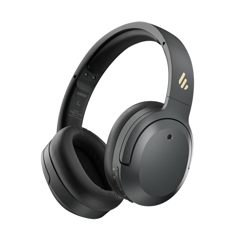 EDIFIER W820NB Classic Edition Over-Ear Bluetooth Active Noise Cancelling Headphones Gold Standard Certified Mobile Phone Computer Laptop Headphones Lake Blue