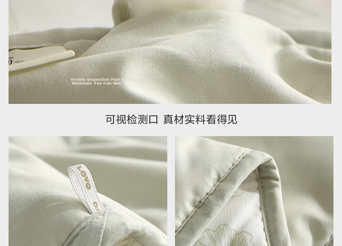 LOVO Luolai 100% Silk Quilt A-Class Antibacterial Quilt Air Conditioning Quilt Double Summer Quilt Approximately 3 Jin 220*240cm 14