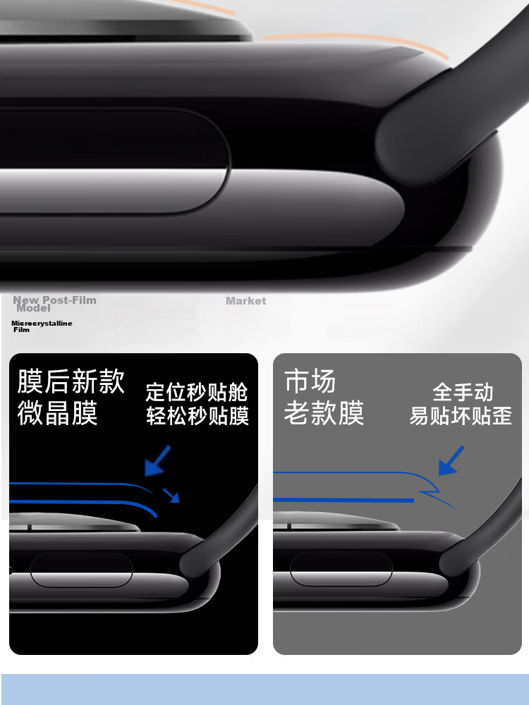 Mohou [2-Pack] Hydrogel Film for Apple Watch Series 11/10, Full Screen Coverage, Automatic Positioning, Protective Anti-Scratch Anti-Fingerprint HD Film 9
