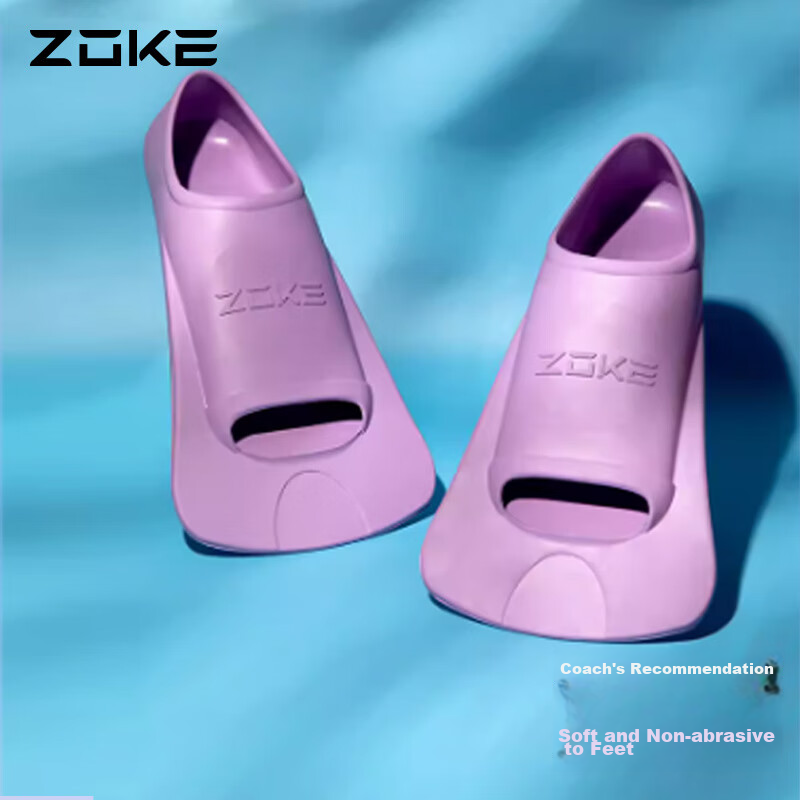 ZOKE Swimming Flippers, Professional Training Kickboard, Rubber Duck Foot Board, Diving And Snorkeling Equipment, 621505851-6, Size 30/32