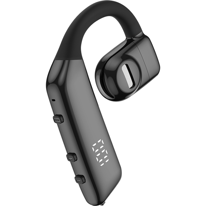 OKSJ New Upgrade Bluetooth Ear Hook Wireless Bone Conduction Single Ear Clip Non-In-Ear Sports Running Headset for Android and Apple Phones