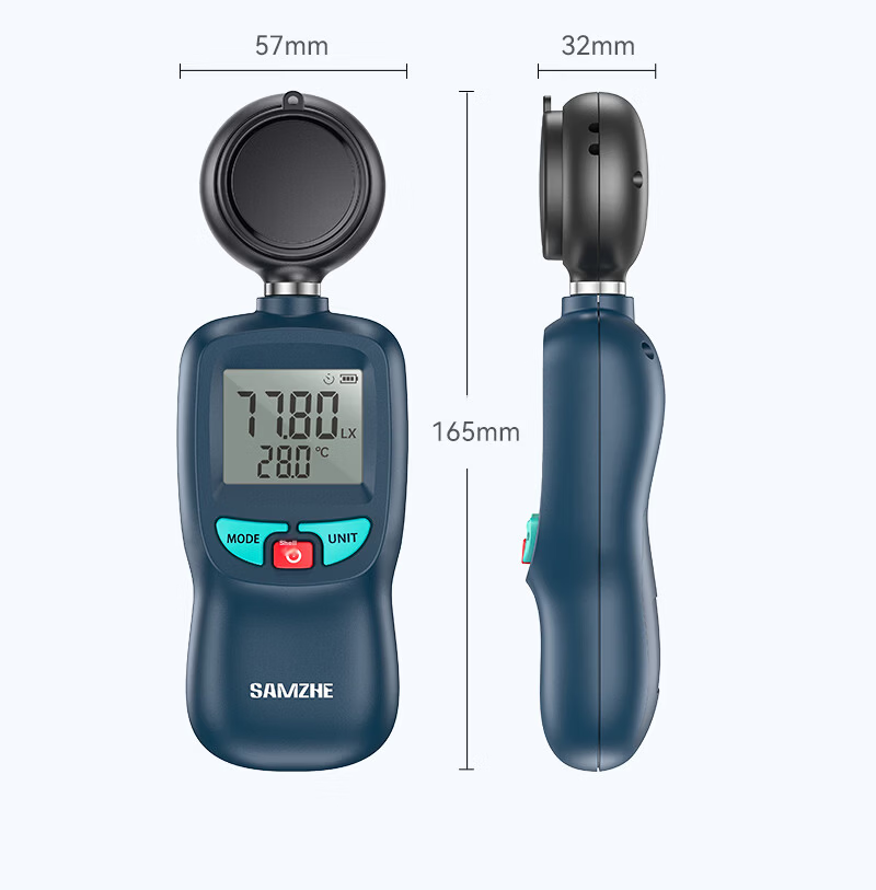 SAMZHE Digital Anemometer High-Precision Wind Temperature and Speed Meter Handheld Wind Speed Sensor SZ-FS01 16