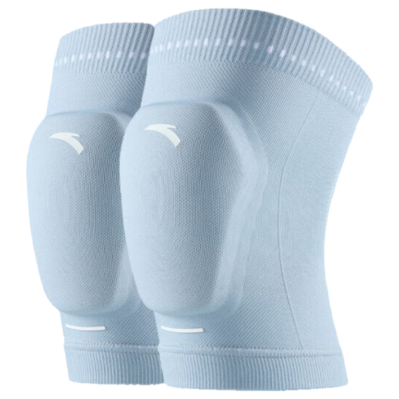 ANTA Children's Sports Knee Pads, Basketball Running Anti-Fall Patella Over-Knee Leg Guards, Boys Soccer Knee Protectors Equipment, Blue L