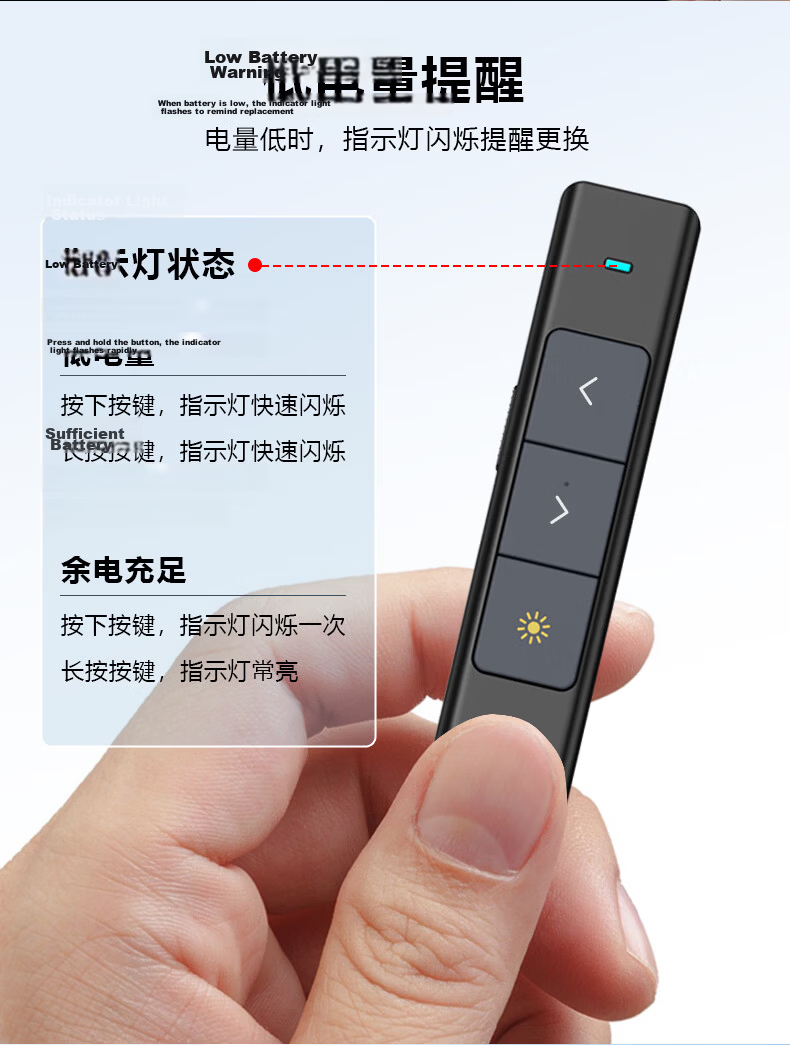 Nuowei N21 BLE Laser Presentation Pointer Teacher Telescopic Teaching Rod Seewo Whiteboard PPT Touch Pen Wireless Remote Presenter Green Light Cherry Blossom Pink 9
