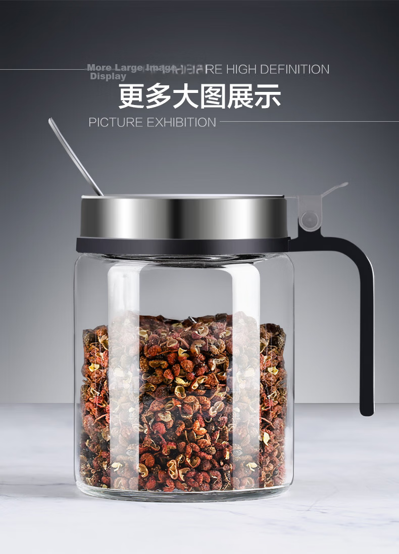 Newair Seasoning Container, Airtight Moisture-Proof Storage Box, High-End New Kitchen Salt Container, Spice Dispenser Set for Home Use 7