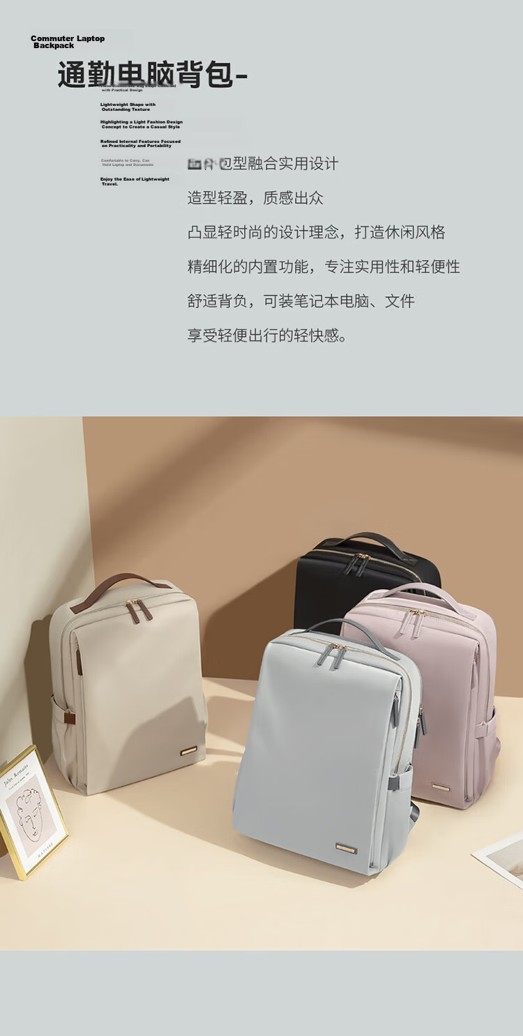 GOLF Women's Backpack 14/16 Inch Laptop Bag Travel Backpack Business Briefcase Gift for Girlfriend 7