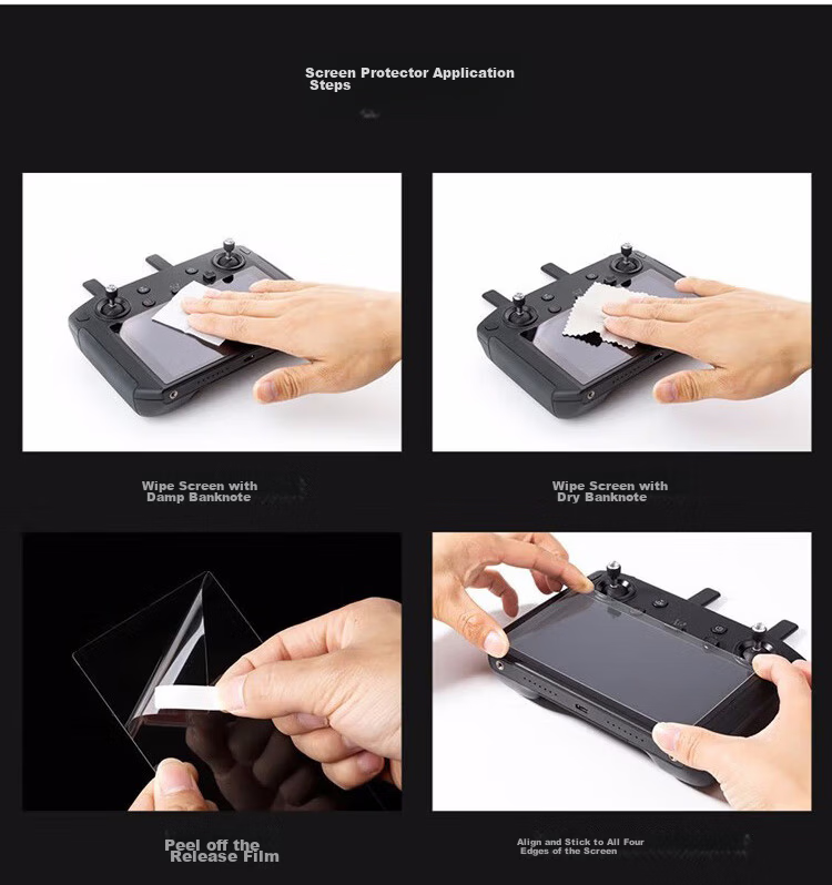 Earlymen Dual Set Tempered Glass Screen Protector for DJI OSMO Pocket 3/4, High-Definition Anti-Shatter Protective Film for Camera Lens And Screen, Accessory Kit (2+2) 9