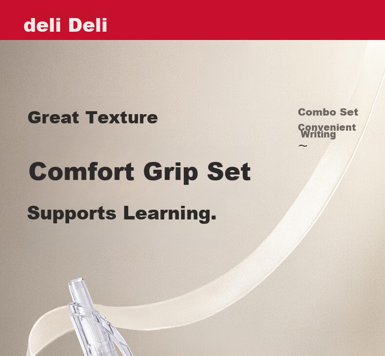 Deli Cloud Touch 0.5mm/HB Automatic Mechanical Pencil Set (1 Pencil, 20 Leads) Student Stationery Exam Drawing SH252-05 1