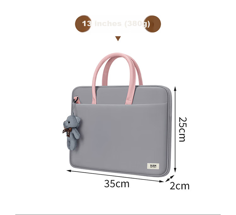 BUBM Cute Laptop Bag for Women 14 Inch, Suitable for Huawei, Lenovo Notebooks, Crossbody Apple Fashion Shoulder Bag 10
