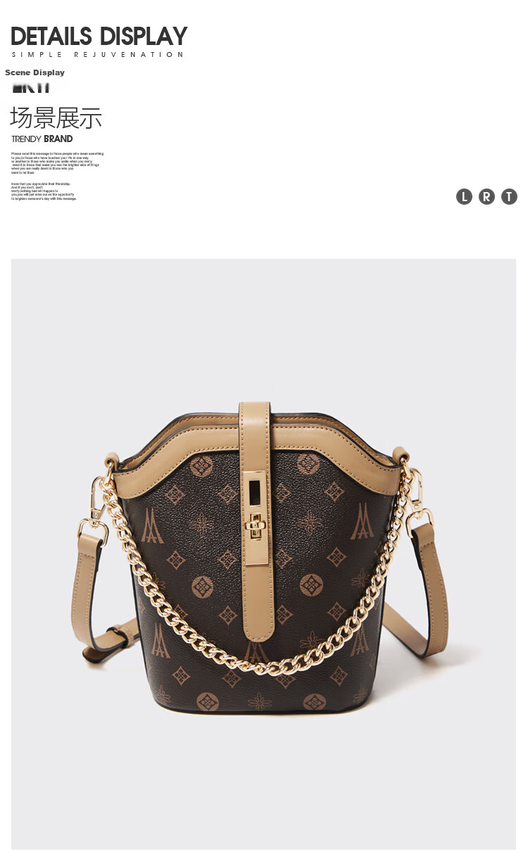 Lao Ren Tou Women's Large Capacity Shoulder Crossbody Bag Small Phone Purse Luxury Gift for Girlfriend Birthday 7