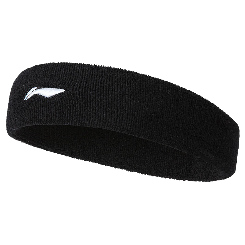 LI-NING Sports Sweatband Unisex Headband Sweat-Absorbing Head Sweatband Running Basketball Badminton Hairband