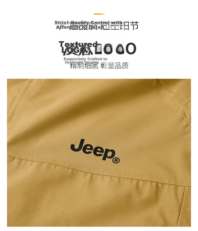 JEEP Men's Autumn Winter 3-in-1 Jacket Fleece Lined Workwear Amber Gold XL 13