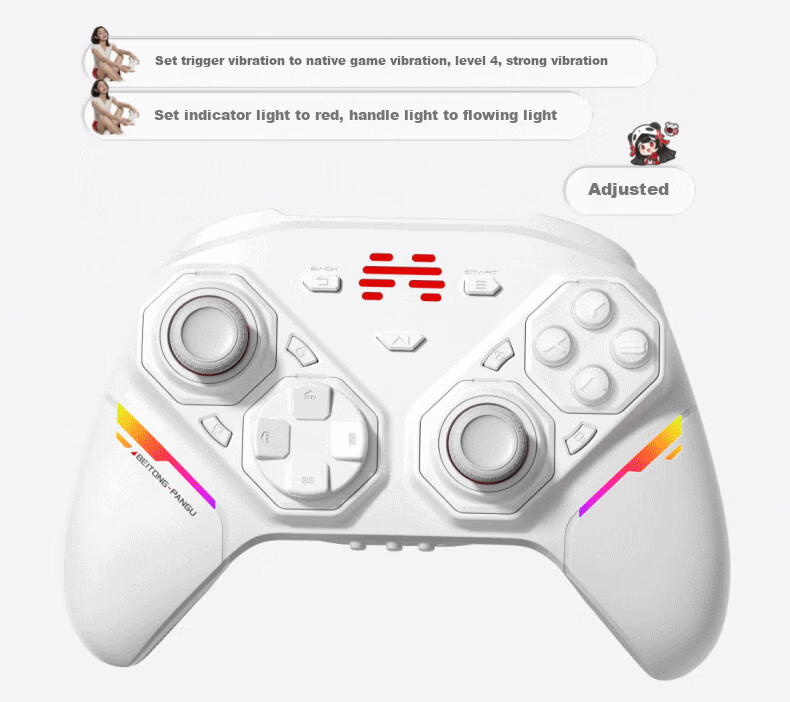 Betop Pangu Modular AI-Controlled Gaming Controller PS Competitive DIY Dual Trigger Xbox PC Wireless Bluetooth NS Motion Steam Quick-Release Mobile Yingzhiren Zero 30