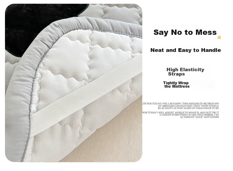 Wuyinliangpin Class A Fabric, All-Cotton Cotton Mattress Pad, Single Student Dormitory Bed Cover, Mattress Pad, 90x190cm 13