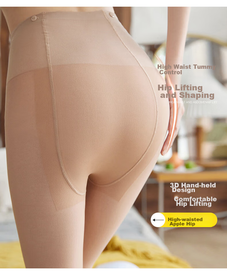 LangSha Detachable Leggings for Women, Bare Leg Effect, Stockings for Autumn And Winter, Double-Layered Fake Translucent Skin, Thickened And Fleece-Lined, Suitable for Outdoor Wear 4