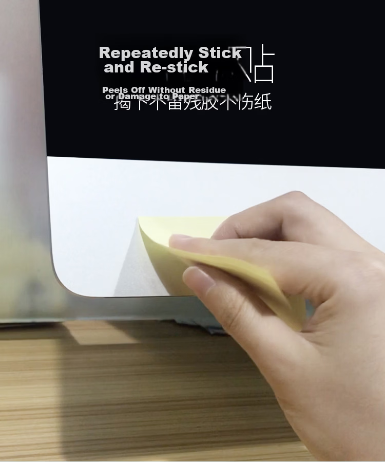 3M Sticky Notes Memo Pads Office Supplies Strong Adhesive 654S-6SP 6-Pack Multicolor Set 16