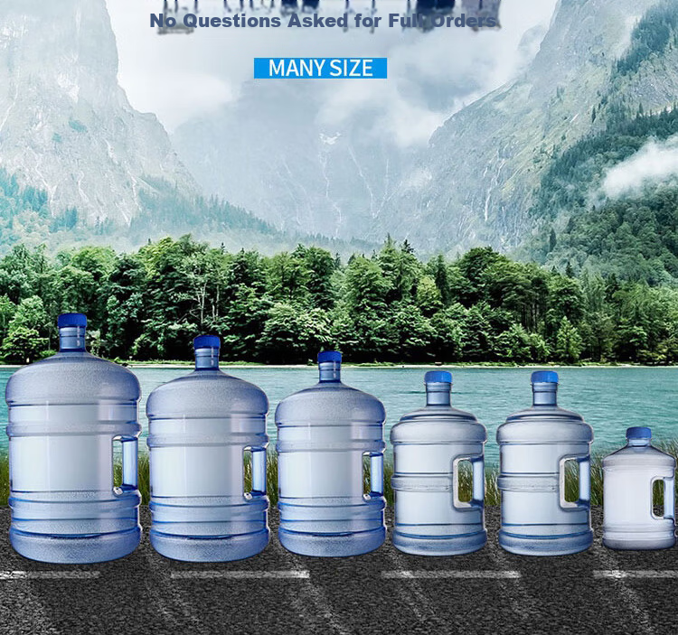 BJ Pure Water Container, Food-Grade PC Bottled Water And Mineral Water Container, Drinking Water Dispenser Bottle, Portable Outdoor Container, Xiaomanyao Bottle, Large Capacity 7.5L 5