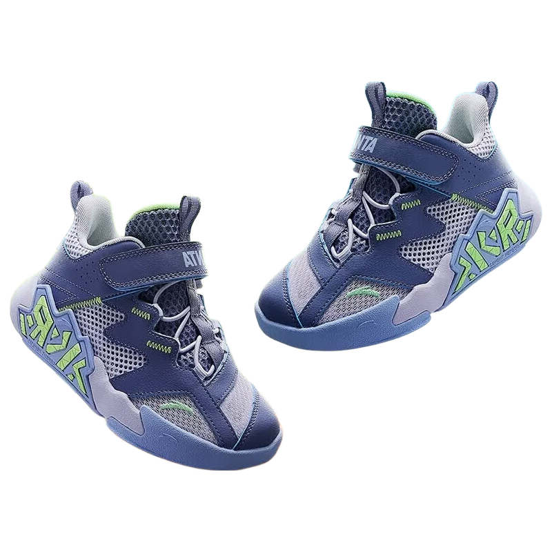 Anta Kids Boys Sports Shoes 2026 Summer Breathable Mesh Durable Cement Basketball Shoes A12629970
