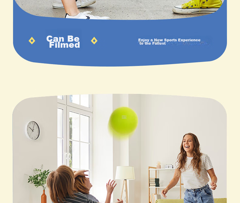 Deli No. 3 Children's Colorful Quiet Basketball, Indoor Noiseless Toy Gift, Gree 19