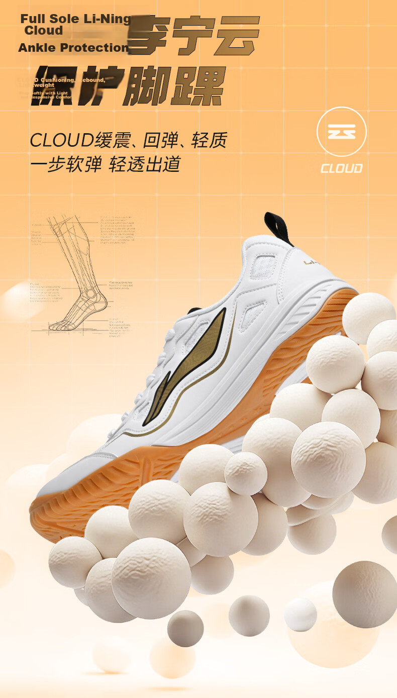 Li-Ning Table Tennis Shoes for Men And Women, Sports Shoes for National Teams, Specialized Table Tennis Shoes with Breathable Non-Slip Desig 4