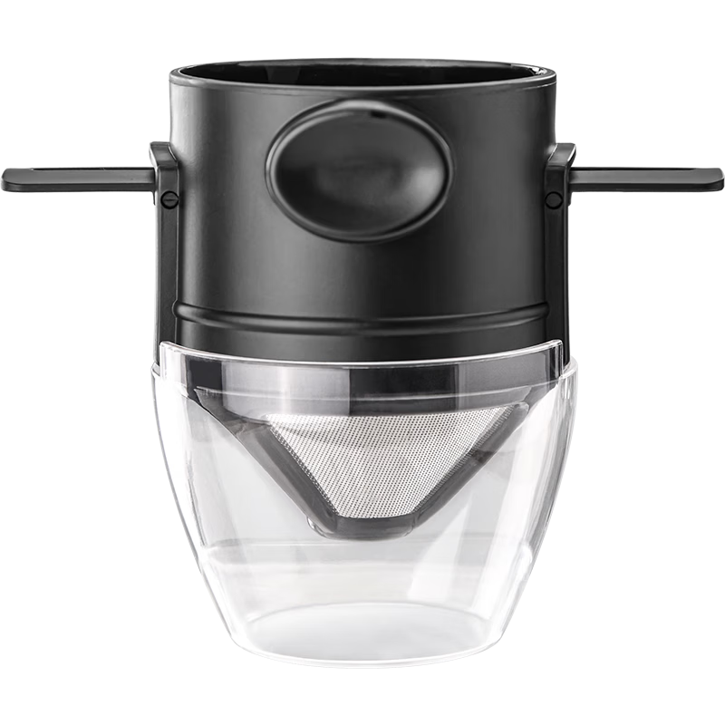 CLITON Pour-Over Coffee Dripper Stainless Steel Coffee Filter with Stand for 1-2 Cups
