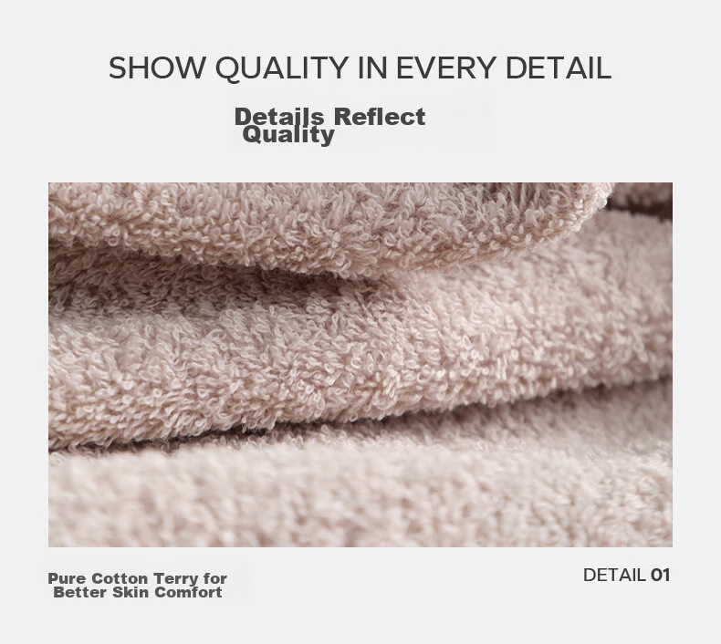 Wuyinliangpin Towels, 2-Pack, 10A Antibacterial Xinjiang Cotton, 130g Thickened, 100% Pure Cotton, Face Towels for Men And Women, Large Towels for Sports 12