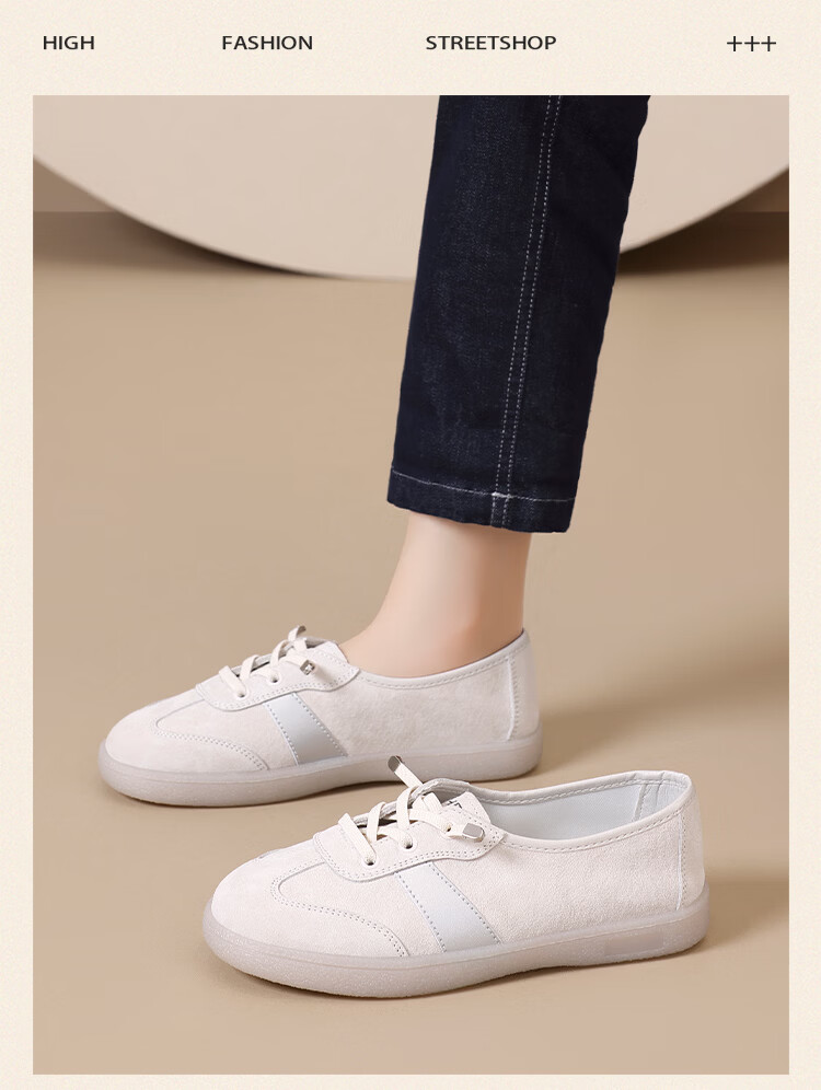 ZHR Women's Training Shoes 2026 New Breathable Mesh Soft Sole Commuter White Sneakers A170E Beige Silver Size 35 15