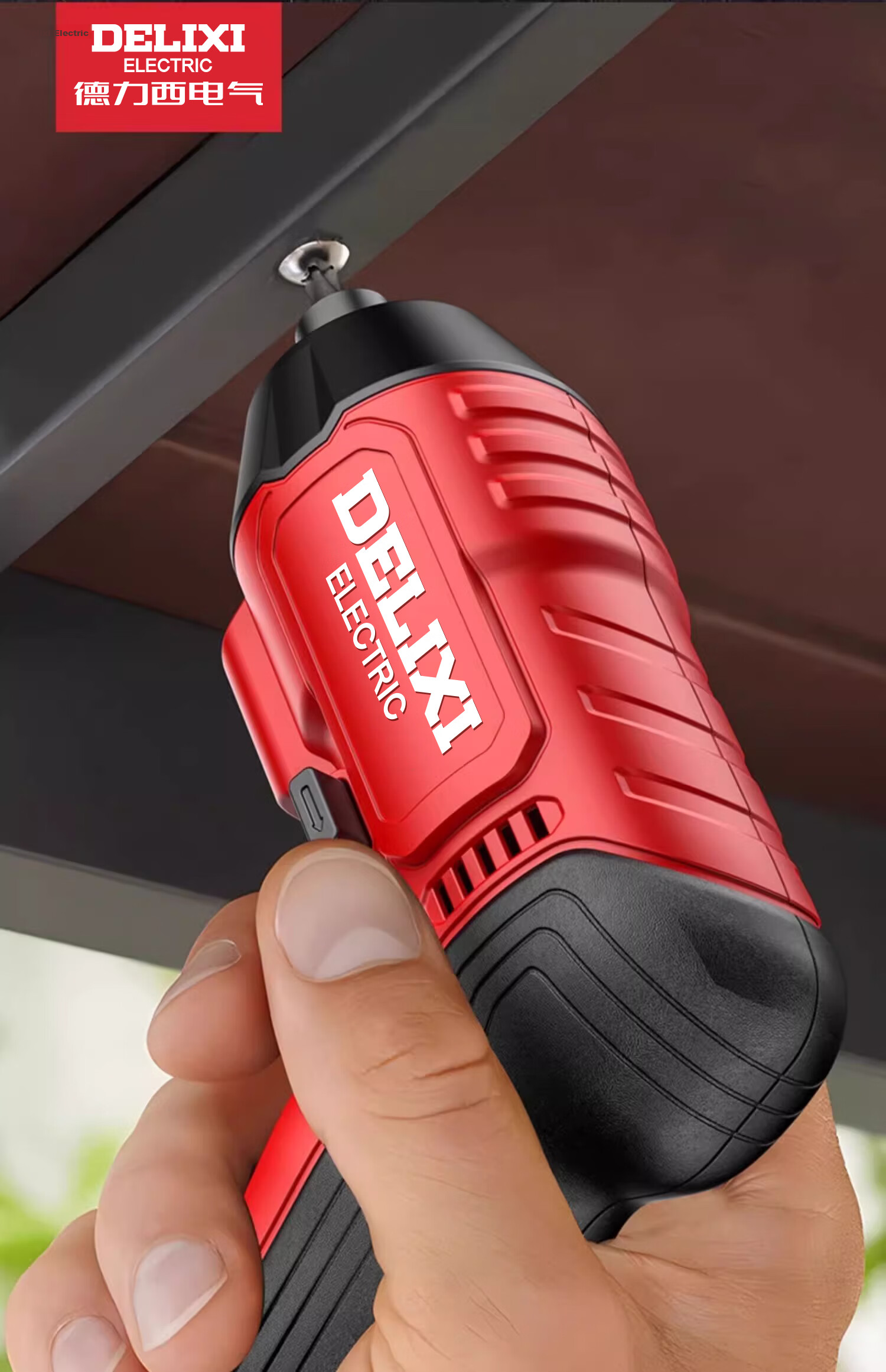 DELIXI ELECTRIC Rechargeable Electric Screwdriver Set, Compact Household Kit with Strong Magnetic Screwdriver And Multi-Functional Electric Screwdriver 1