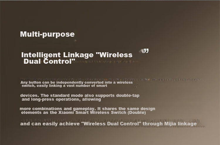MI Smart Switch (Dual) for Mijia, Ultra-Long Lifespan, Switch Panel, Requires Gateway 26