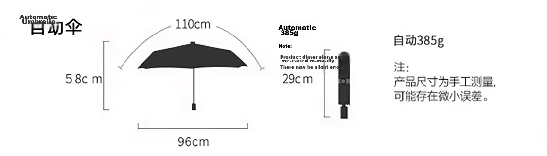 C'mon Sun Protection Umbrella, Tri-Fold Portable, Suitable for Sunny And Rainy Days, Foldable Sunshade, UV Protection for Women, Rabbit Kitchen Tri-Fold Umbrella 8