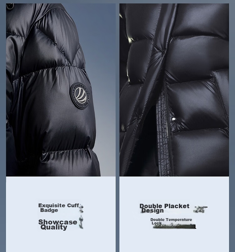 BOSIDENG Off-Season Women's Goose Down Puffer Jacket Thickened Fashionable Versatile Winter Coat Mall Hot Sale Same Style 18