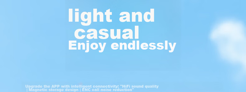 IKF W1S Neckband Bluetooth Earphones, Semi-In Wireless Sports Headphones, Low Latency, High Sound Quality, Long Battery Life, Waterproof And Sweat-Resistant, Suitable for Phones And Computers, Sky Blue 4