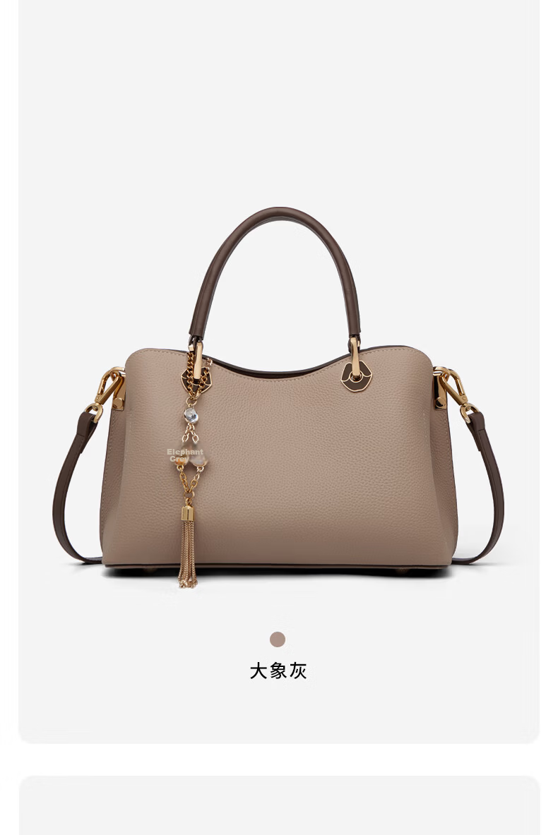 Zhur [Yang Zishan Same Style] 2026 New Leather Handbag for Women Birthday Gift for Wife 19