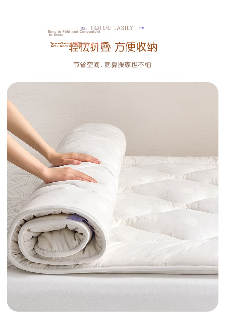 Luolaikids Class A Soy Waterproof Urine-Resistant Antibacterial Anti-Mite Thin Mattress Protector 180*200cm 10