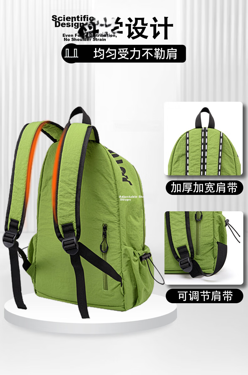 VICTORIATOURIST Men's Large Capacity Travel Backpack Laptop Bag Lightweight Outdoor Sports Hiking Bag 5