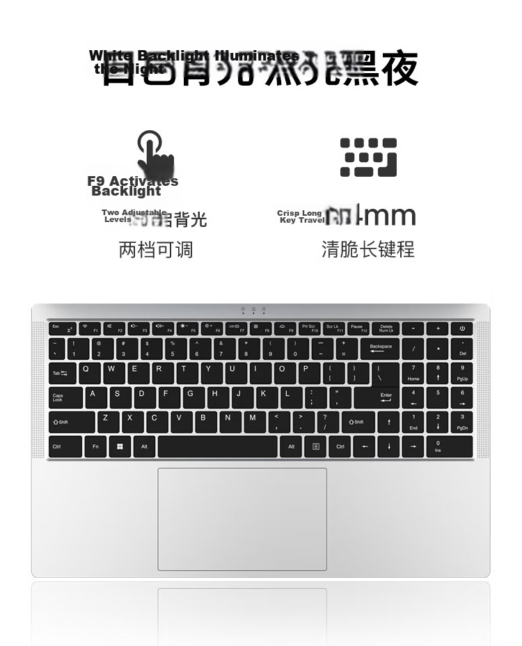 HASEE Elegant X5, 13th Gen Core I5, 15.6-Inch Thin And Light Business Laptop (I5-13420H, 16GB RAM, 512GB Storage, 1080P Display), Silver 9