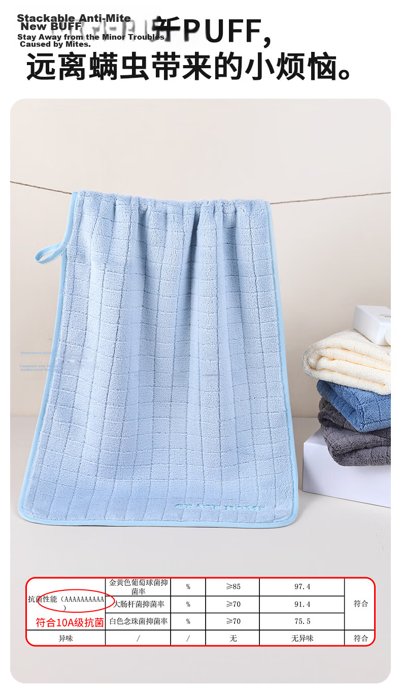 Grace Towel Gift Box, Class A Pure Cotton Face Towels for Adults, Soft 3-Pack Gift Set, Company Employee Benefits 8