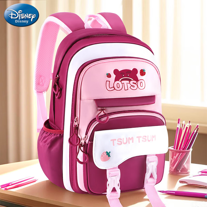 Disney Girls Backpack for Elementary to High School Students Large Capacity Ultra-Lightweight Ergonomic School Bag