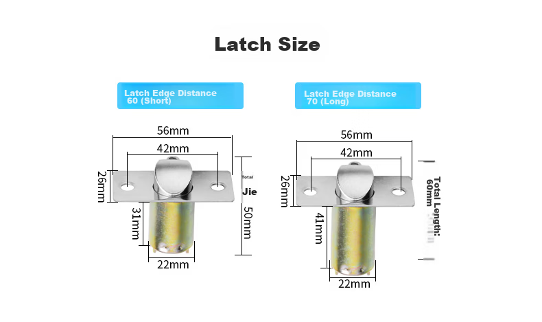 BLOSSOM Stainless Steel Spherical Lock Universal Indoor and Outdoor Wooden Door Lock Model 587 10