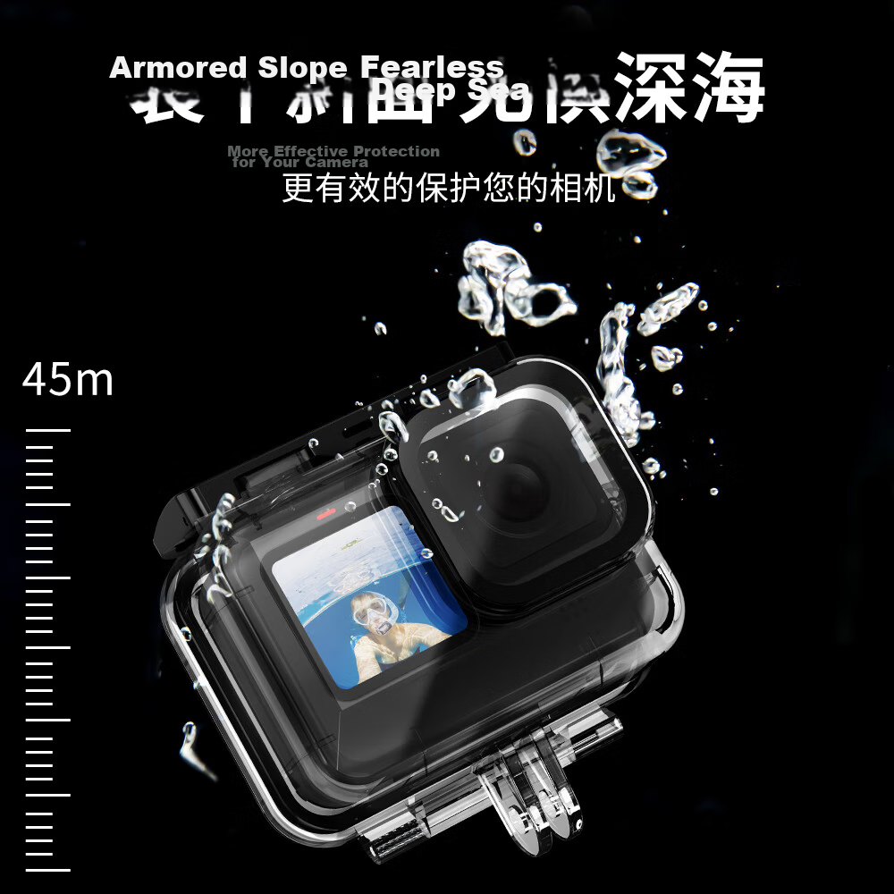 TELESIN Compatible Protective Case for GoPro 13/12, Rabbit Cage for GoPro 11 Frame, GoPro Protective Shell Compatible with Hero 10/9 for Horizontal And Vertical Shooting 5