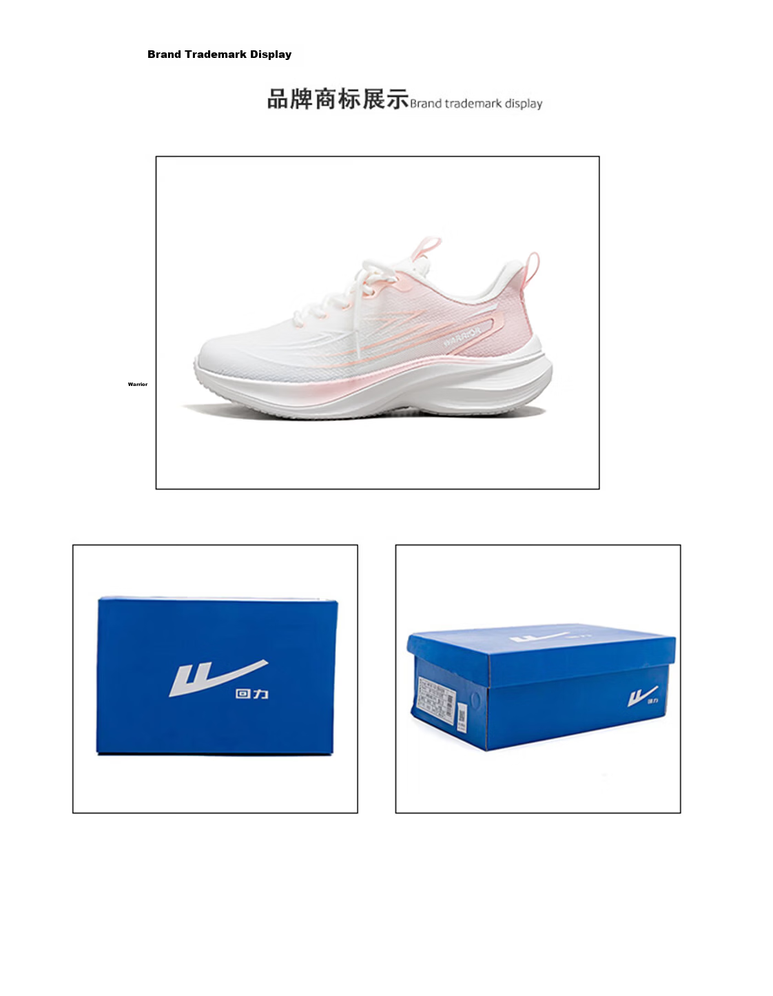 Warrior Official Women's Sports Shoes Summer 2026 New Breathable Mesh Running Shoes Non-Slip Shock Absorbing Sneakers for Women 18