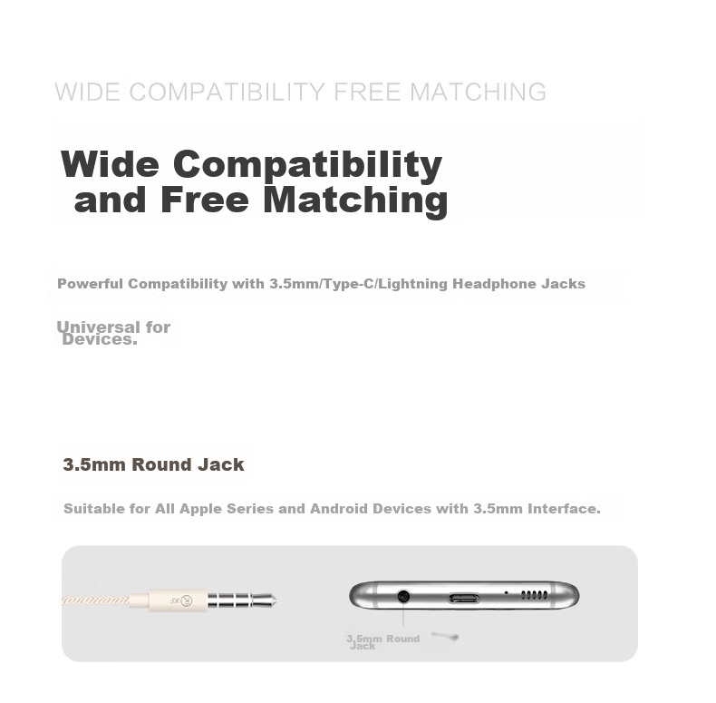 IKF Sleep Wired In-Ear Sleep Headphones Side Sleep Noise Cancelling Soft Earphones with Mic 3.5mm for Apple Android Yunyan White 24