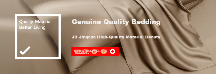 JD Original 60-Count Long-Staple Cotton Luxury Satin Pillowcase, 100% Pure Cotton Pillowcase, 48x74cm, Set of Two, Grayish Blue 1