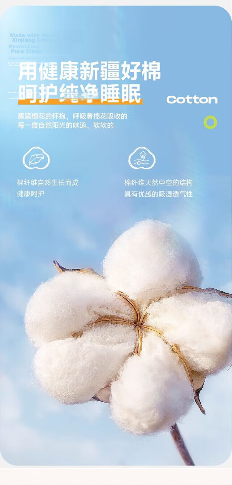 Wuyinliangpin Class A Xinjiang Cotton Mattress, Antibacterial Bed Cover, Foldable, Double Bed for Home Use, 1.8*2 Meters 6