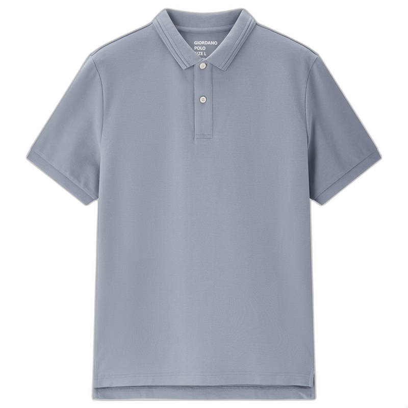 Giordano 2026 Summer Tech Ice Oxygen Cooling Antibacterial Jacquard Polo Shirt Men 01016398