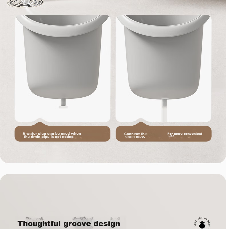 YEEHOO Boys' Wall-Mounted Standing Urinal Children's Potty Training Toilet Bowl Urine Collector 9