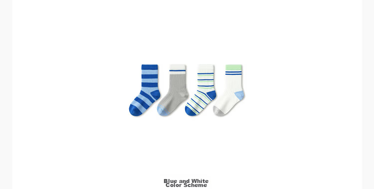 Balabala Kids Socks Summer Mesh Breathable Boys Girls Short Socks Soft Cotton Elastic Comfortable 5 Pairs Pack 30