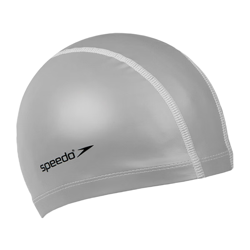Speedo Adult Swim Cap PU Material Soft Comfortable Long Hair No Tight Waterproof Quick-Dry Unisex Fashionable Universal Swimming Cap