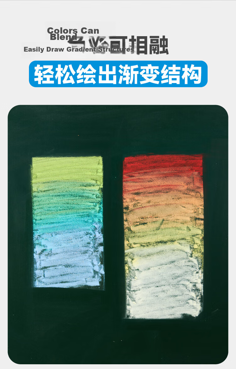 DSB Disbi Golden Chrysanthemum Yellow 48pcs/Box Colored Hexagonal Dustless Non-toxic Chalk for Blackboard Drawing Teaching Children CK-6603 5
