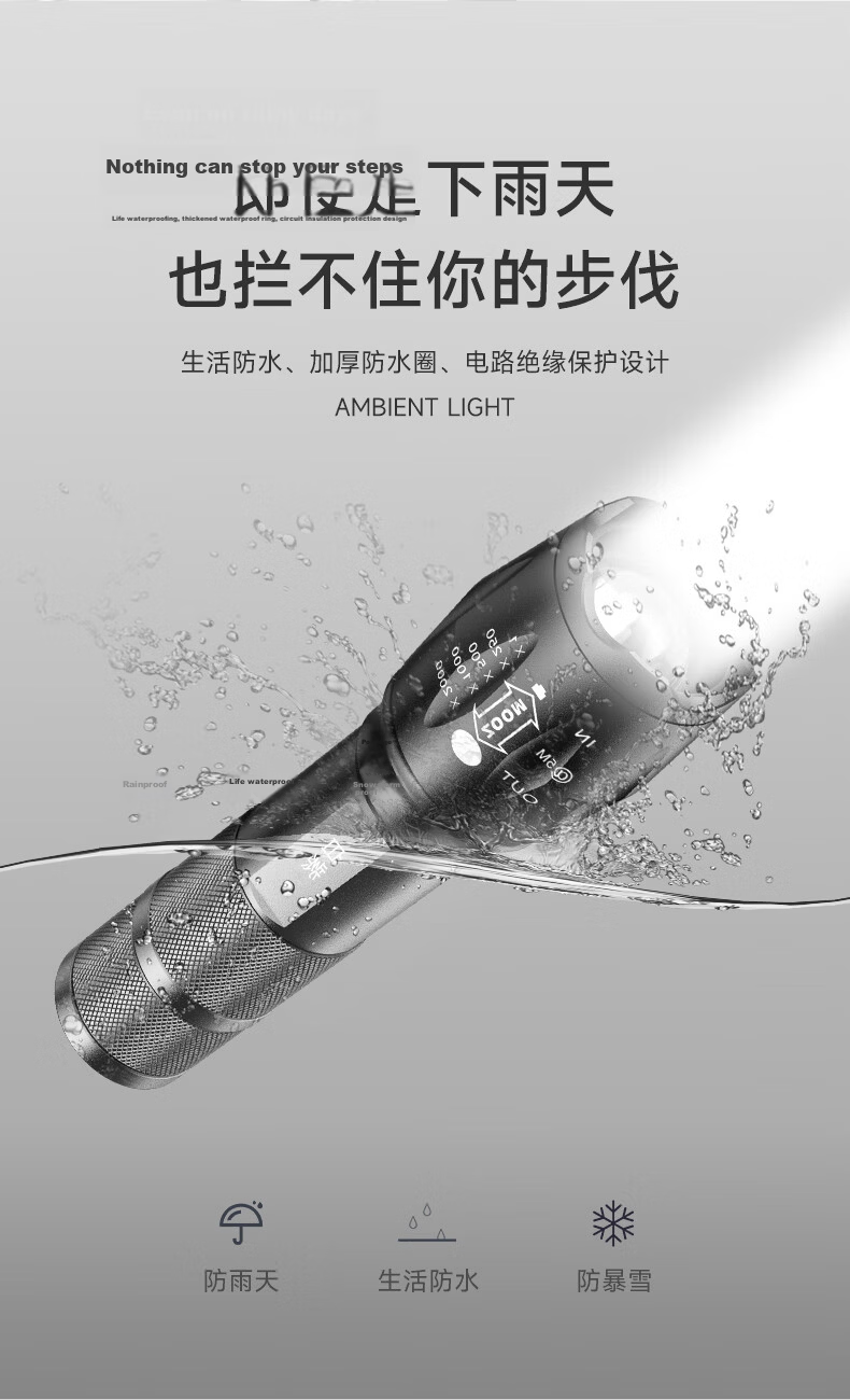 SHENYU Scorpion Lamp Dual Light Source UV Money Detector Flashlight High Brightness Long Range Rechargeable Outdoor Long Battery Life Cicada Catching Light 11